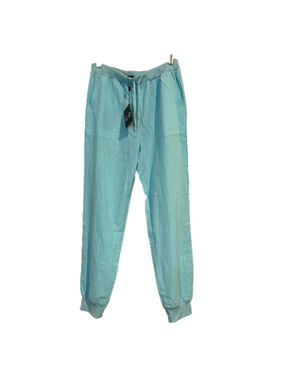 C.O.Z.Y. Size 8 “Blue Summer Sky” Linen-Like Jogger Pants